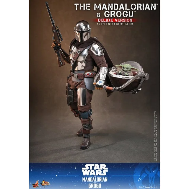 Star Wars: The Mandalorian & Grogu Movie Masterpiece Action Figure 1/6 The Mandalorian and Grogu (Deluxe Version) 31 cm