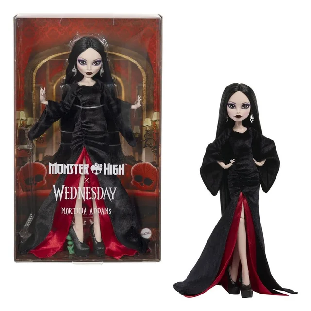 Monster High x Wednesday Collector Doll Morticia Addams