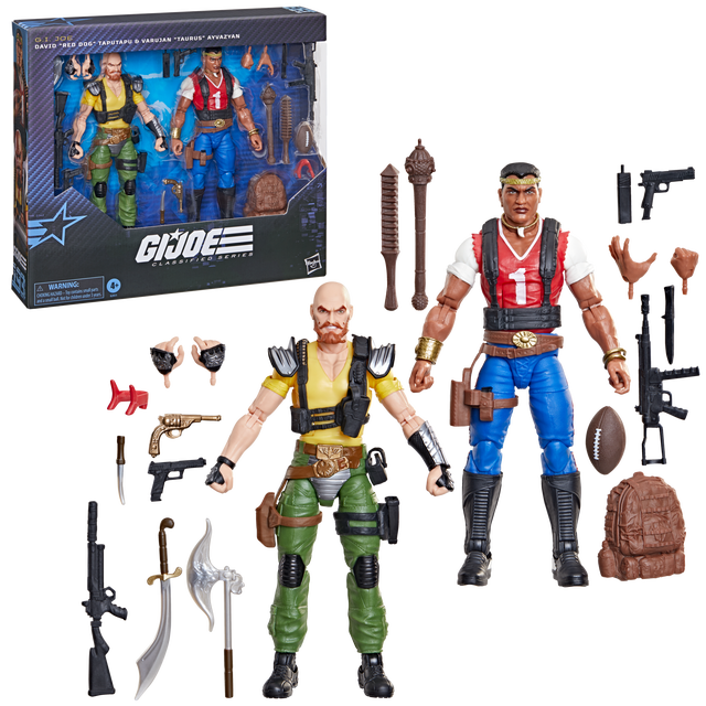 G.I. Joe Classified Series #193, David "Red Dog" Taputapu & Varujan "Taurus" Ayvazyan, Collectible 6 Inch Action Figure Set